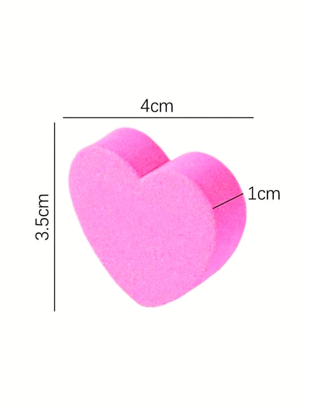Heart Shaped Mini Buffer Block