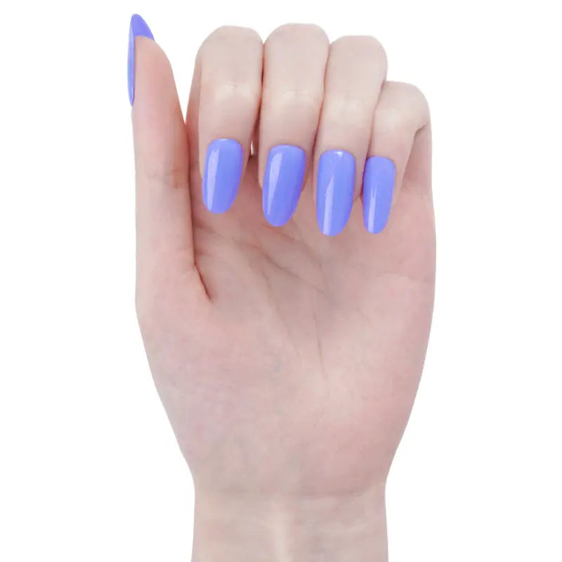 Blue Fluorescent-cured UV Gel Nail Wraps-NG200085