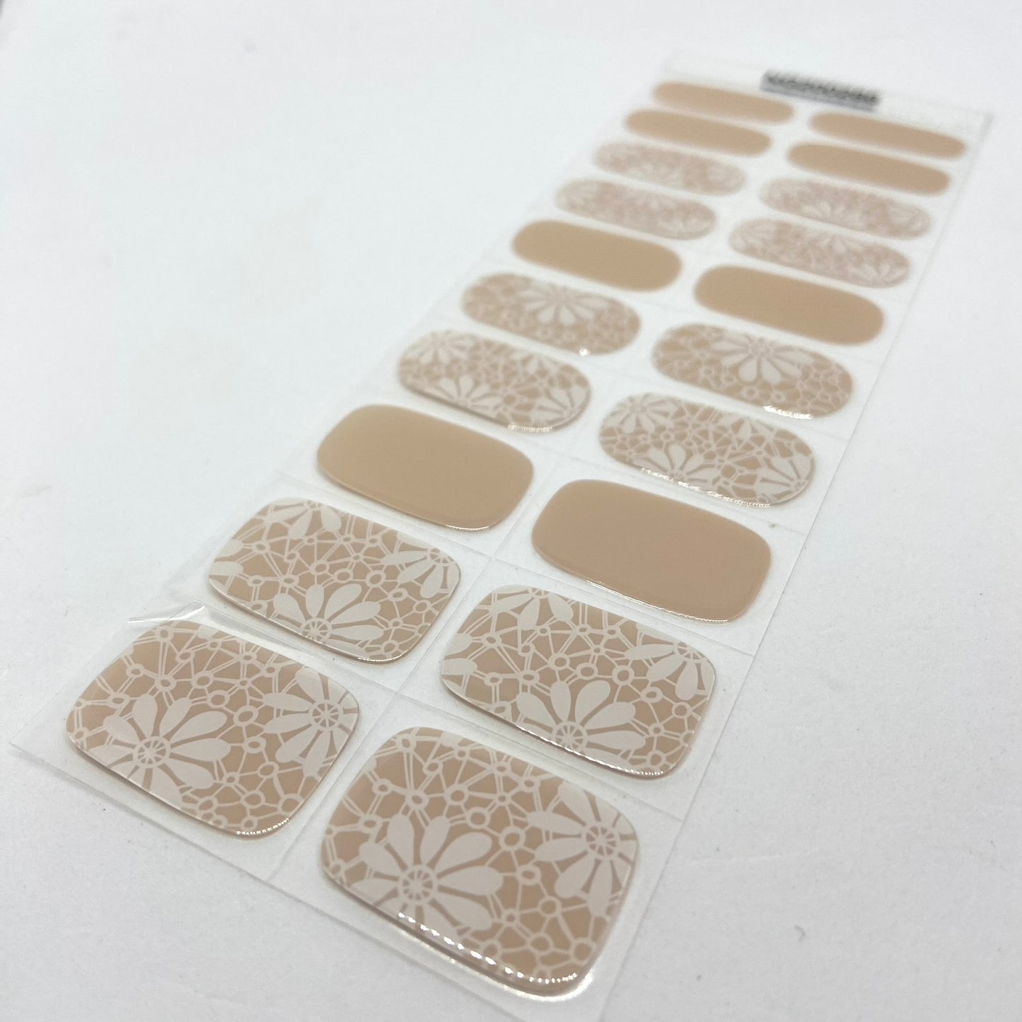 Lily Lace Semi-cured UV Gel Nail Wraps-NG200286