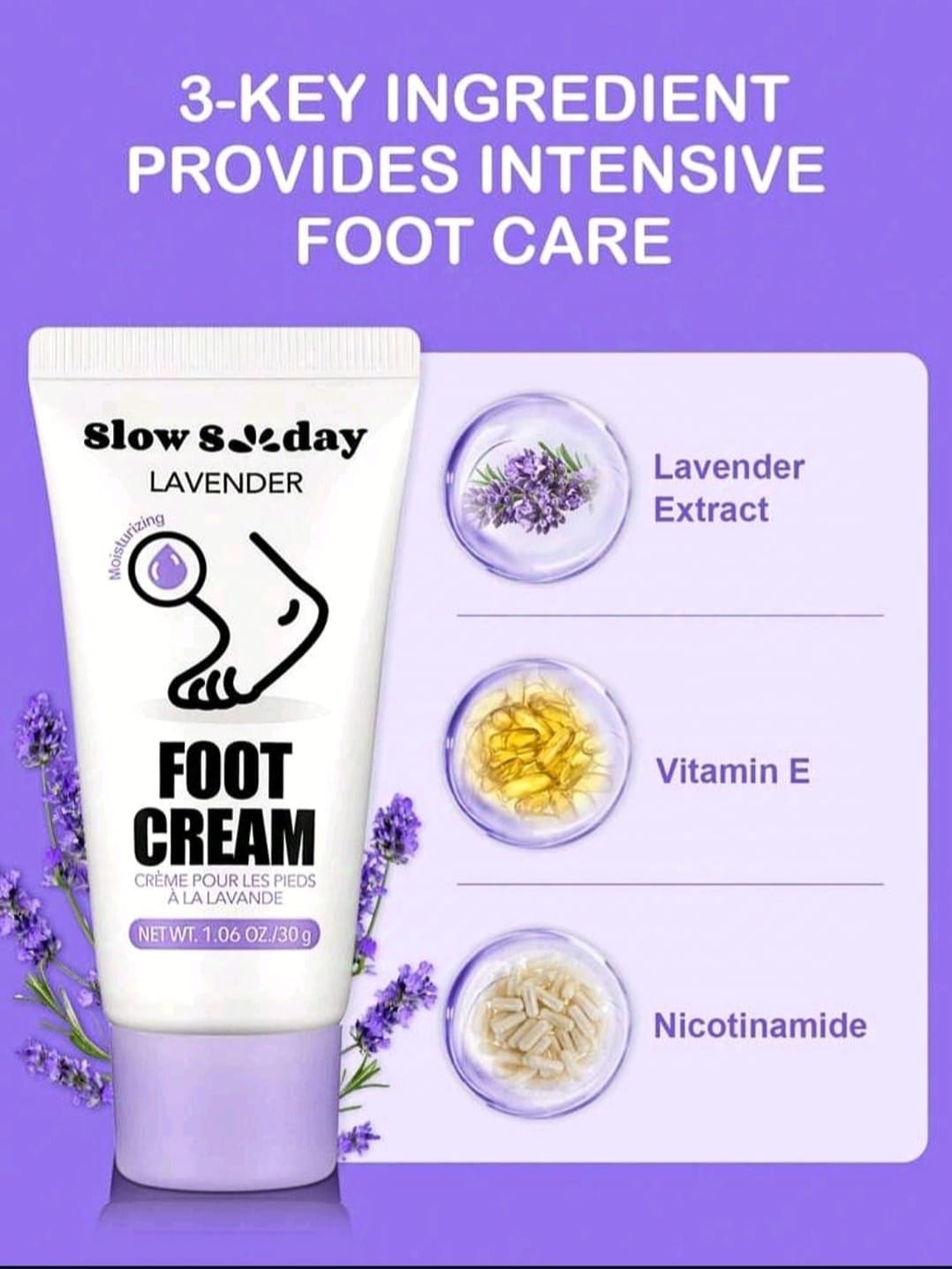 Anti drying / Heel repairing Foot cream - 30 g
