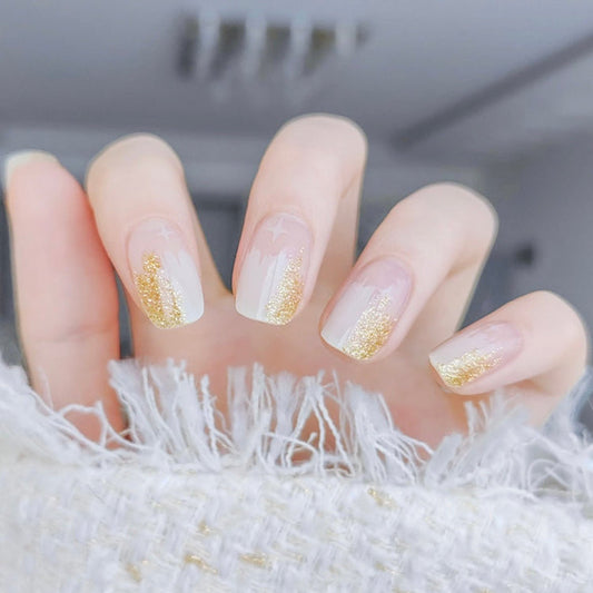 Golden Touch Design Semi-cured UV Gel Nail Wraps-NG200089