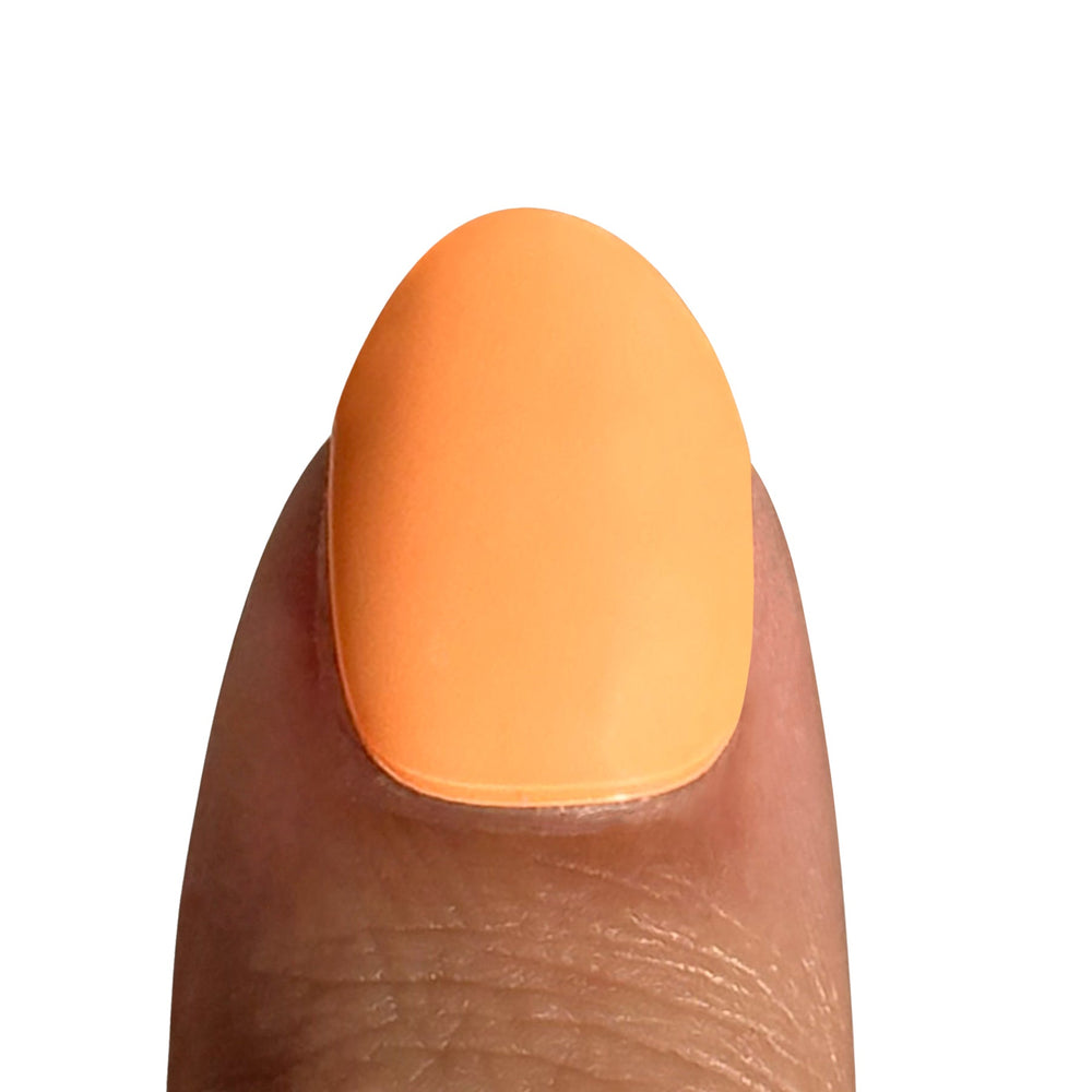 Orange (Glow in the Dark) Semi-cured UV Gel Nail Wraps-NG200248