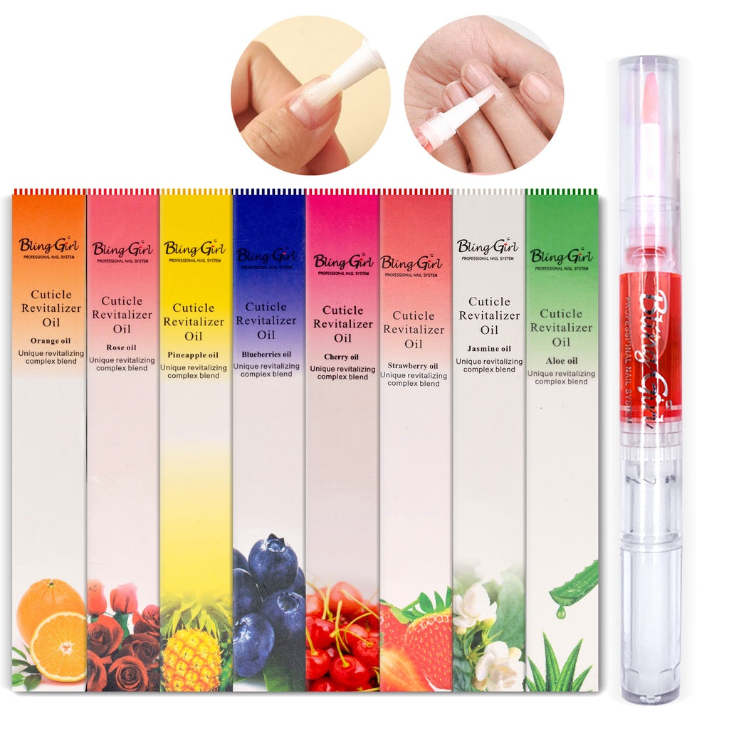 Bling Girl Cuticle Oil Pen - for removal of GLOW UV Gel Nail Wraps