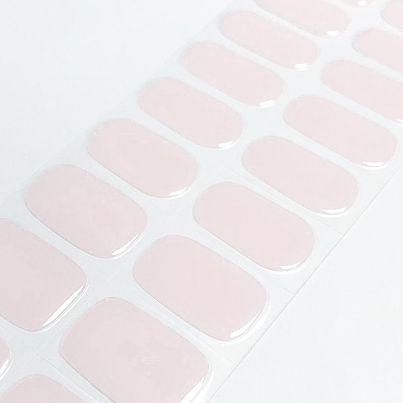 Nude Blush Semi-cured UV Gel Nail Wraps-NG200326