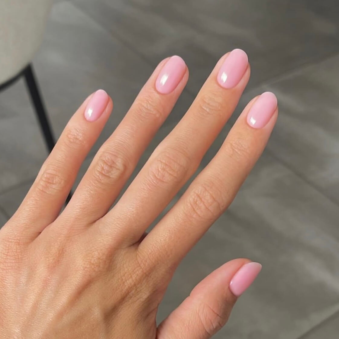 Nude Blush Semi-cured UV Gel Nail Wraps-NG200326