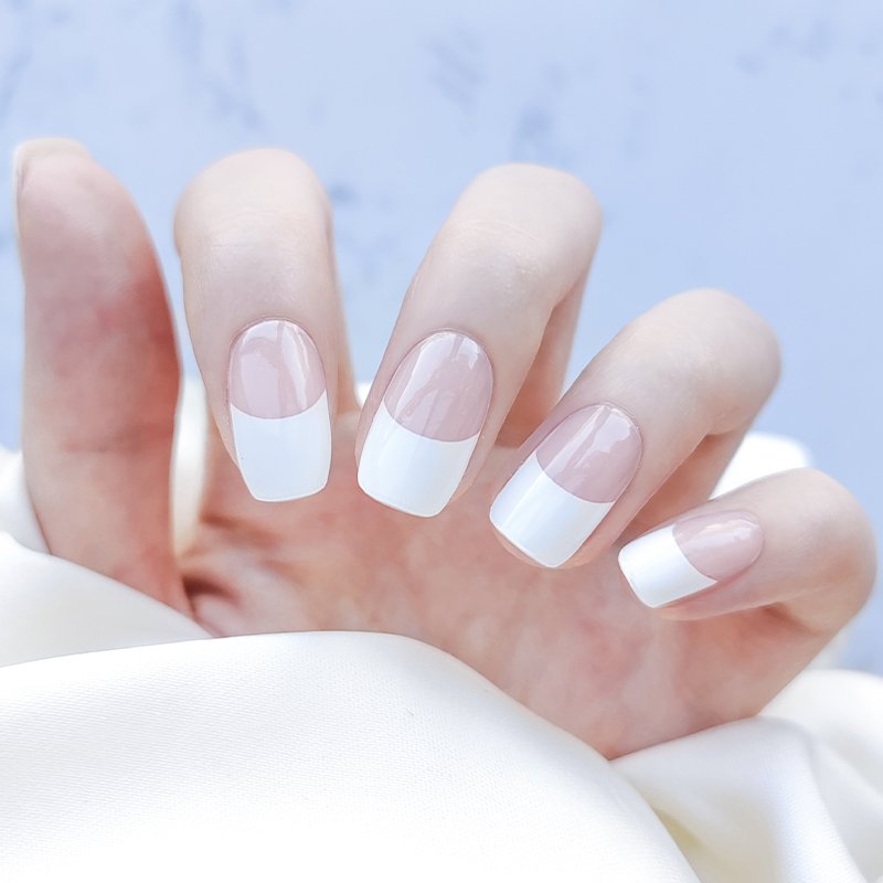 French Semi-cured UV Gel Nail Wraps-NG200265